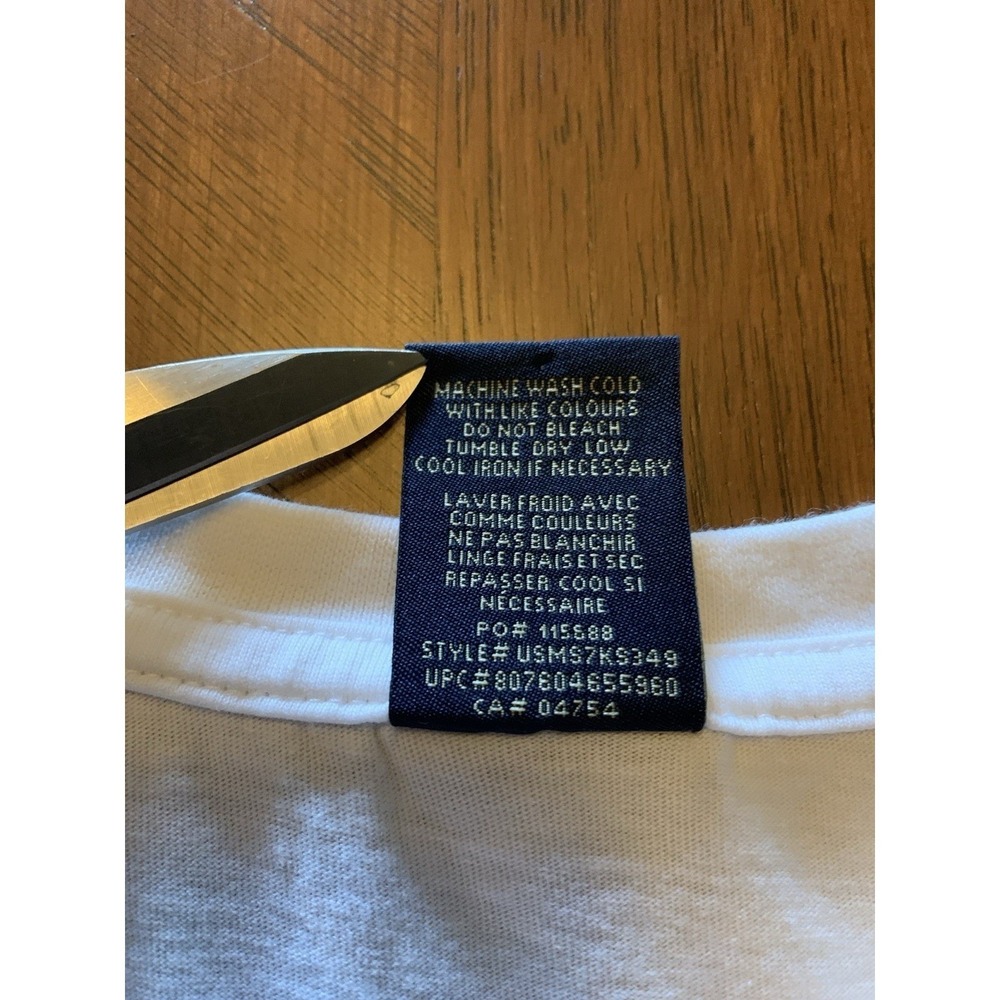 US Polo Assn Mens White Short Sleeve T Shirt Classic Pony Logo Size Small - Picture 9 of 16
